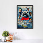 Jaws Cinematic Horror Wall Art Poster | Portrait