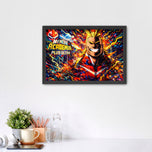 My Hero Academia All Might Anime Wall Art Poster | Landscape