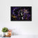 Lamar Jackson Baltimore Ravens Skyline Wall Art Poster | Landscape