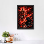John Jones UFC Lightning Wall Art Poster | Portrait