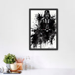 Darth Vader Star Wars Ink Style Wall Art Poster | Portrait