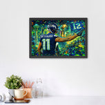 Jaxon Smith-Njigba Seattle Seahawks NFL Wall Art Poster | Landscape