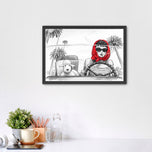 Vintage Driver Vogue Wall Art Poster | Landscape