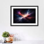Stellar Awakening - Abstract Galaxy Nebula Wall Art