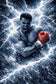 The Thunder of Ali - Muhammad Ali Abstract Lightning Wall Art