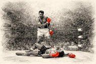 Legend of the Ring - Muhammad Ali's Moment of Greatness Sketch Wall Art
