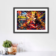 The Symbol of Hope - My Hero Academia All Might Anime Wall Art