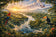 Amazon Rainforest Nature Wall Art Poster | Landscape