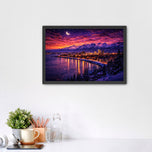 Anchorage Alaska Twilight Wall Art Poster | Landscape