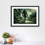 The Emerald Archer - Green Arrow Inspired Wall Art