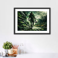 The Emerald Archer - Green Arrow Inspired Wall Art