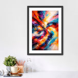 The Color Singularity - Abstract Vibrant Colorburst Art