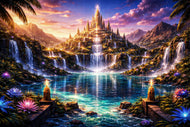 Atlantis Kingdom Wall Art Poster | Landscape