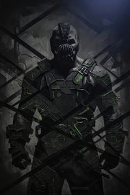 Bane the Dark Enforcer Wall Art Poster | Portrait