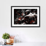 The Gotham Destroyer - Bane Inspired Artwork Reimagined in Dark Abstract Form