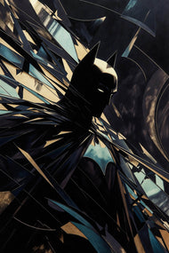 Batman Dark Knight Fractured Wall Art Poster | Portrait