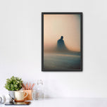 Batman in Extreme Minimalism Wall Art Poster | Portrait
