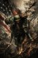 Desmond Doss Hacksaw Ridge Cinematic Wall Art Poster | Portrait