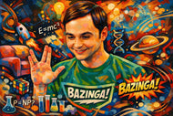 The Bazinga Effect - The Big Bang Theory and Sheldon Cooper Inspired Artwork