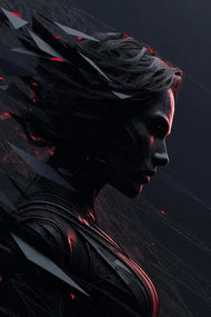 Black Widow Shadow Assassin Wall Art Poster | Portrait