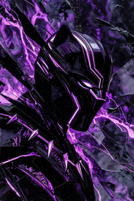 Black Panther Vibranium Energy Wall Art Poster | Portrait