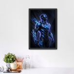 Blue Beetle Cinematic Wall Art Poster | Portrait