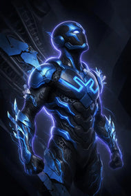 Blue Beetle Cinematic Wall Art Poster | Portrait