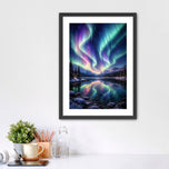 Heaven’s Curtains - Aurora Borealis Night Sky Landscape Art