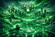 Boston Celtics Skyline – NBA Cityscape Wall Art