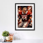 Fear the Boz- Brian Bosworth Oklahoma Sooners Iconic College Football Art