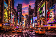 Broadway New York City Wall Art Poster | Landscape