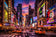 Broadway New York City Wall Art Poster | Landscape