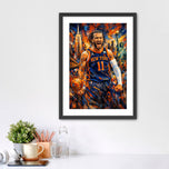 The Empire Awakens - Jalen Brunson New York Knicks NBA Skyline Art
