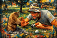 The Fairway Nemesis - Caddyshack Gopher Cinematic Wall Art