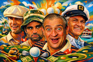 The Legends of Bushwood - Caddyshack Iconic Golfers Wall Art