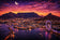 Cape Town South Africa Twilight Wall Art Poster | Landscape