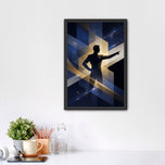 Starfleet Leader Captain Kirk Wall Art Poster | Portrait