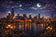 Chicago Twilight City Wall Art Poster | Landscape