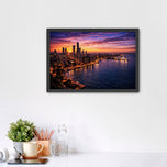 Chicago Skyline Lake Michigan Wall Art Poster | Landscape