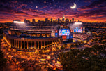 Citi Field New York Mets MLB Stadium Wall Art Poster | Landscape