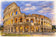 Arena of Legends — The Colosseum Rome Landmark Architectural Sketch Art