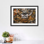 The Raider of Sin City –  Maxx Crosby Las Vegas Skyline Wall Art