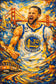 The Bay Ignites – Steph Curry Warriors San Francisco Wall Art