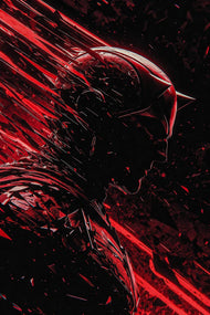 Daredevil in Shattered Motion Wall Art Poster | Portrait