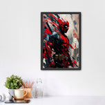 Deadpool Painted Style Wall Art Poster | Portrait