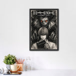 Death Note Light Yagami x Shinigami Anime Wall Art Poster | Portrait