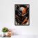 Deathstroke in Painted Chaos Wall Art Poster | Portrait