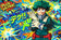 Deku My Hero Academia Anime Wall Art Poster | Landscape