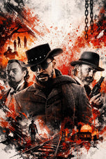 Vengeance Rides West - Django Unchained Cinematic Wall Art