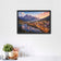 Dolomites Italy Alpine Sunset Over Village Wall Art Poster | Landscape
